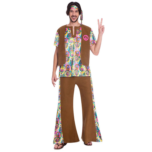 60s Psychedelic Hippy Man Costume
