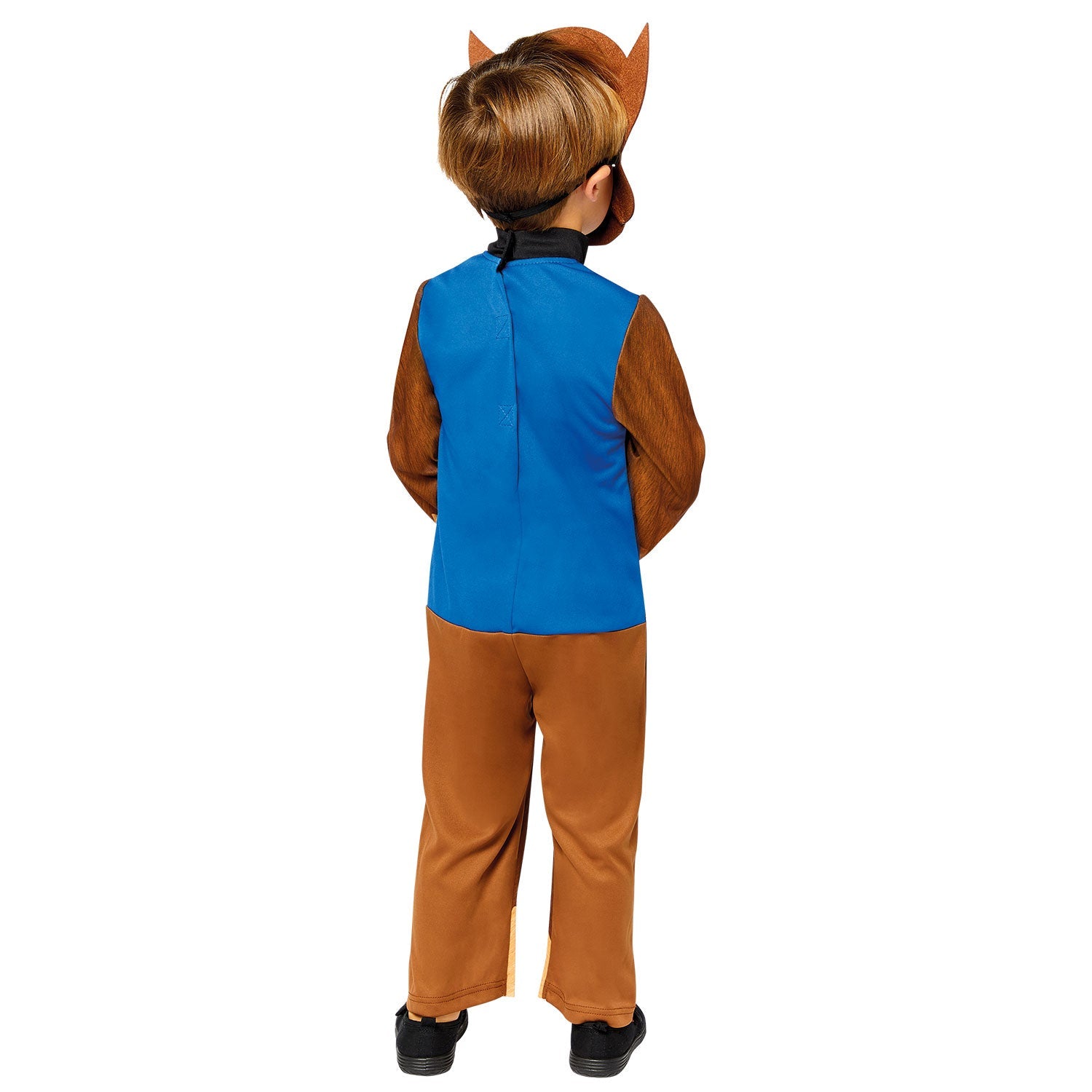 Paw Patrol Chase Costume includes jumpsuit and hat