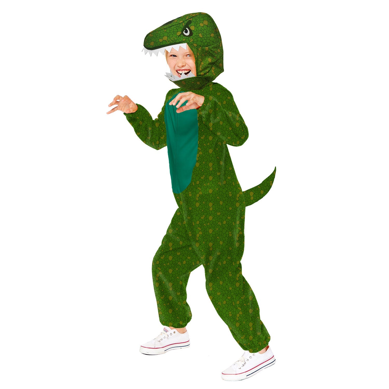 Dinosaur Onesie Costume includes jumpsuit with hood