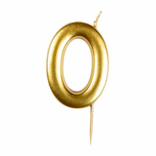 6cm Gold Pick Candle - 0
