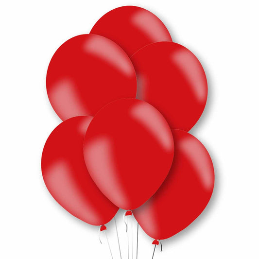 11 inch Red Latex Balloons, Pack of 6