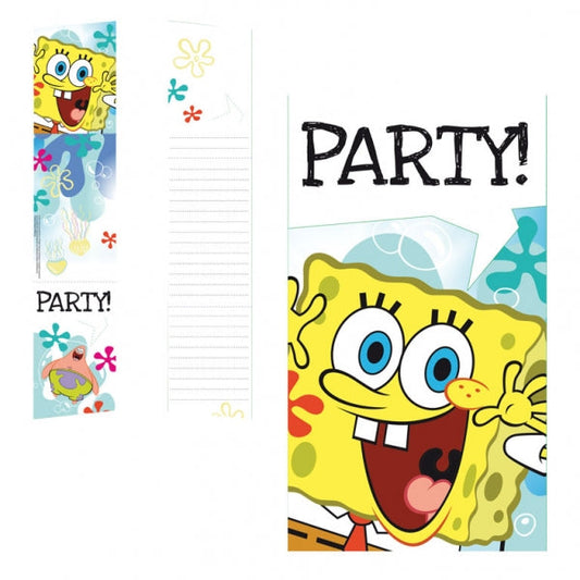 Spongebob Squarepants Invites and Envelopes