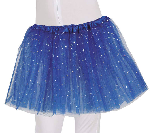 Child Sparkle Stars Dark Blue Tutu