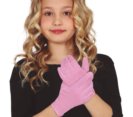 Child Pink Gloves