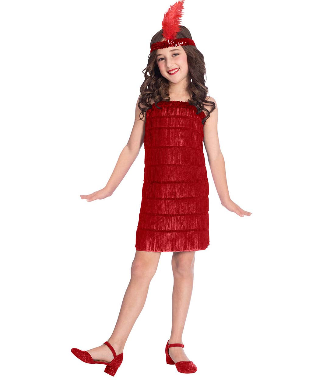 Child Red Flapper Costume