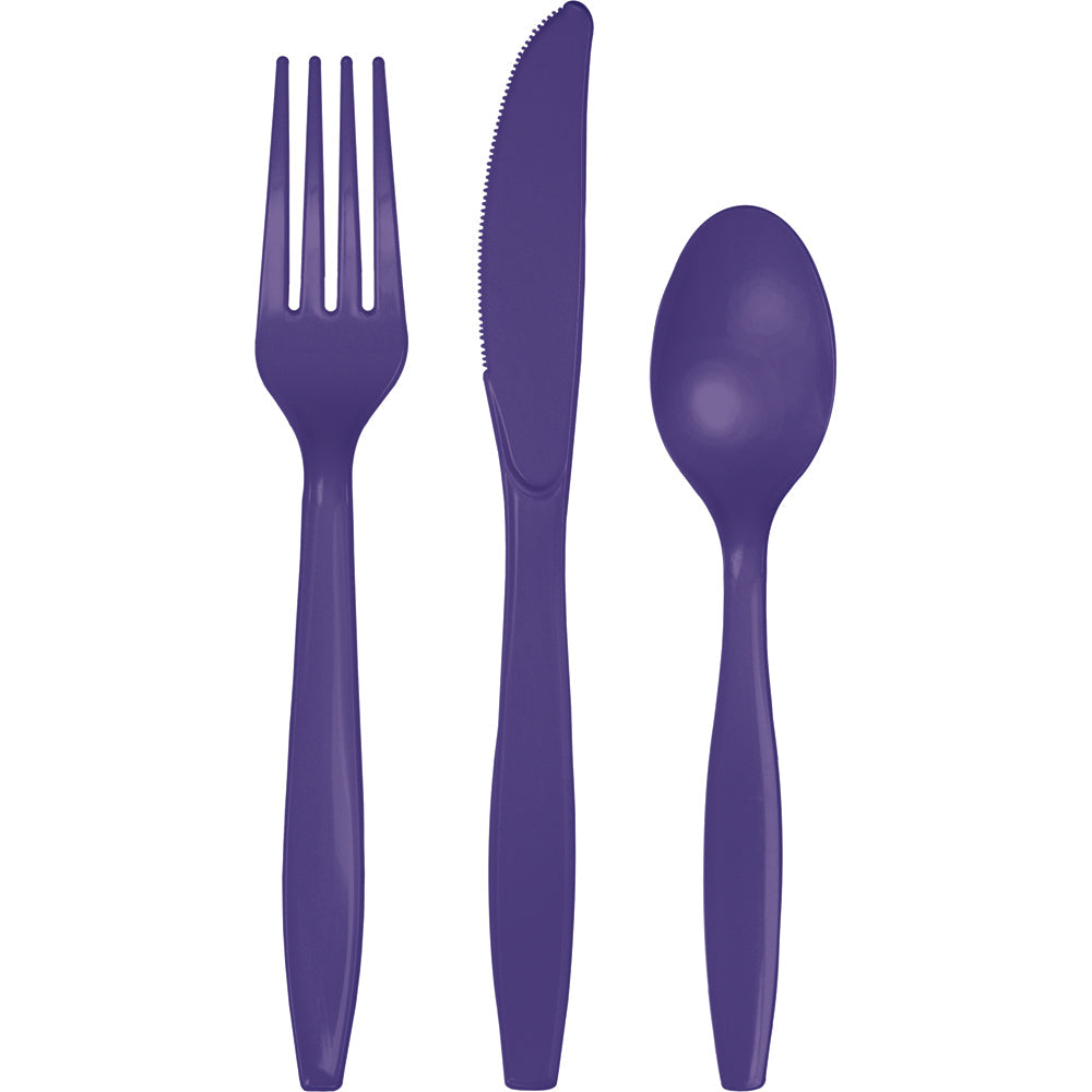 Purple Cutlery, Pack of 8 sets