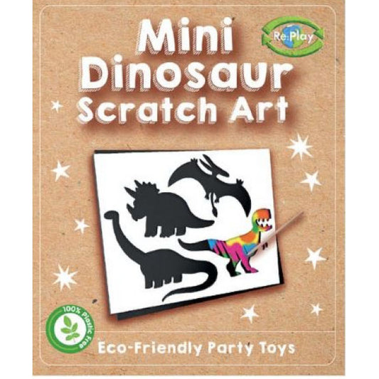 Dinosaur Mini Scratch Art