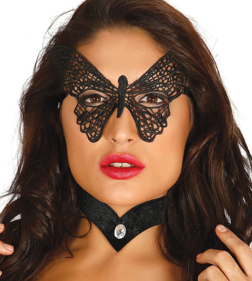 Butterfly Embroidered Mask