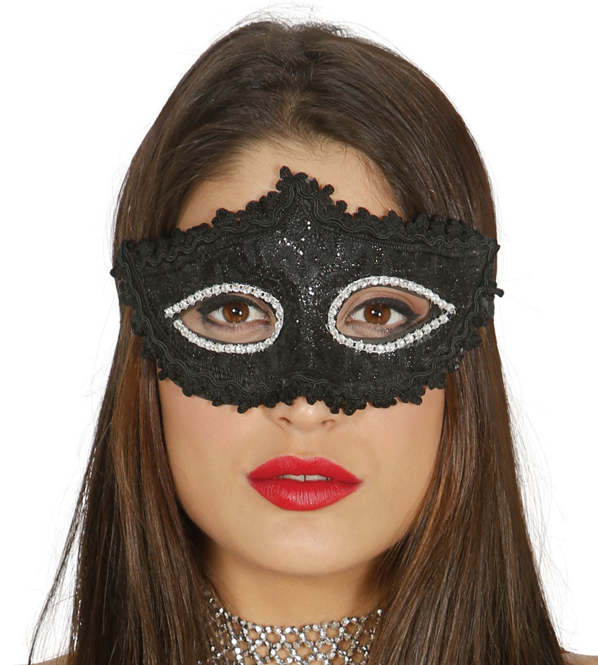 Black Decorated Mask