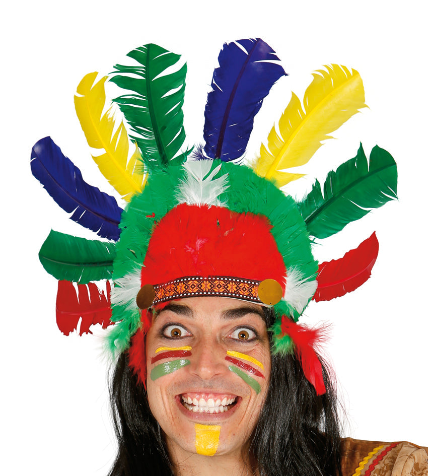 Economy Native American Indian Feather Headdress