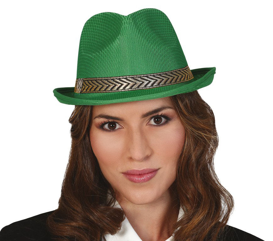 Green Gangster Hat