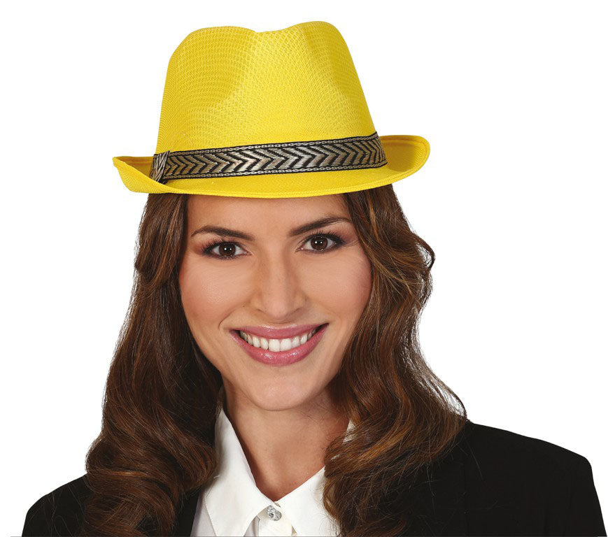 Yellow Gangster Hat