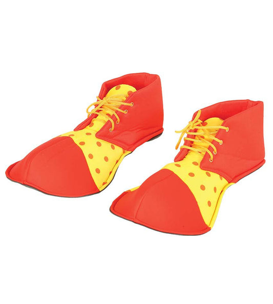 Red and Yellow Clown Shoes. 36cm