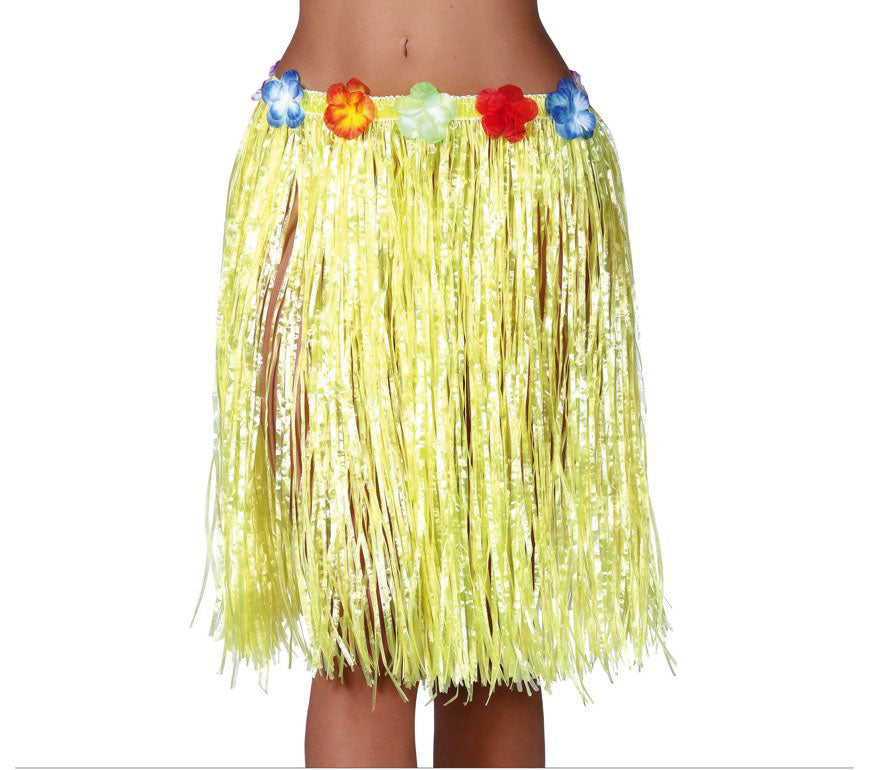 50cm Hawaiian Skirt, Yellow