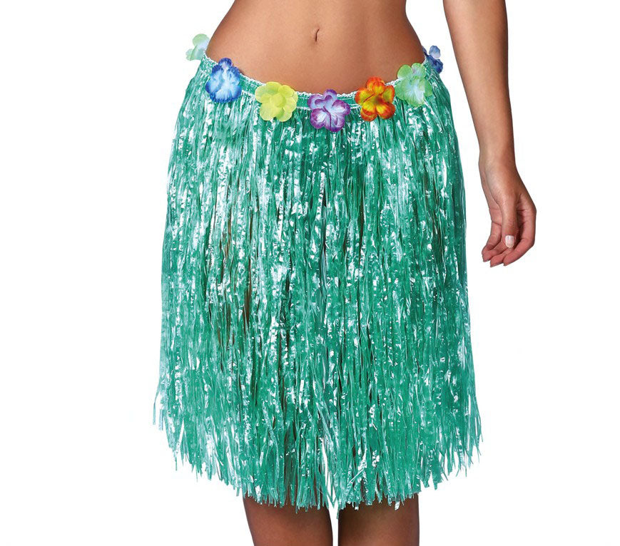 50cm Hawaiian Skirt, Green