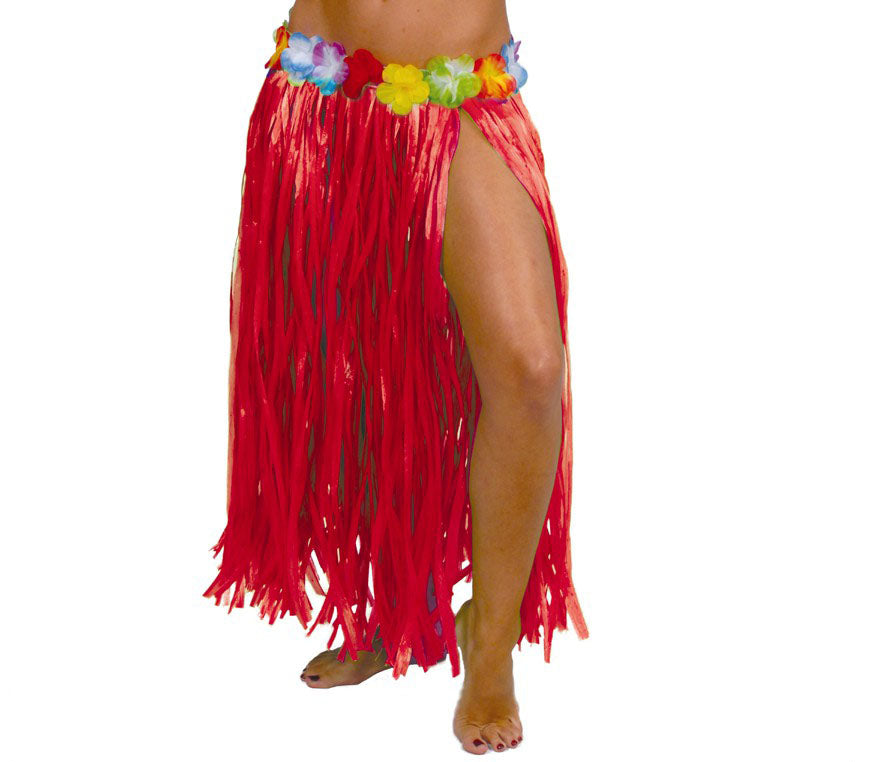 75cm Hawaiian Skirt, Red