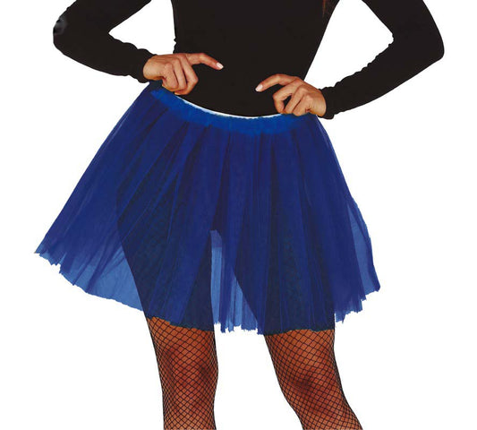 Ladies Dark Blue Tutu 40cm drop| 2 layers Elasticated waist fits up to 100cm (39 inches)