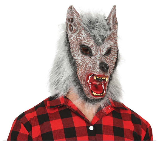 Wolf Mask with Hair