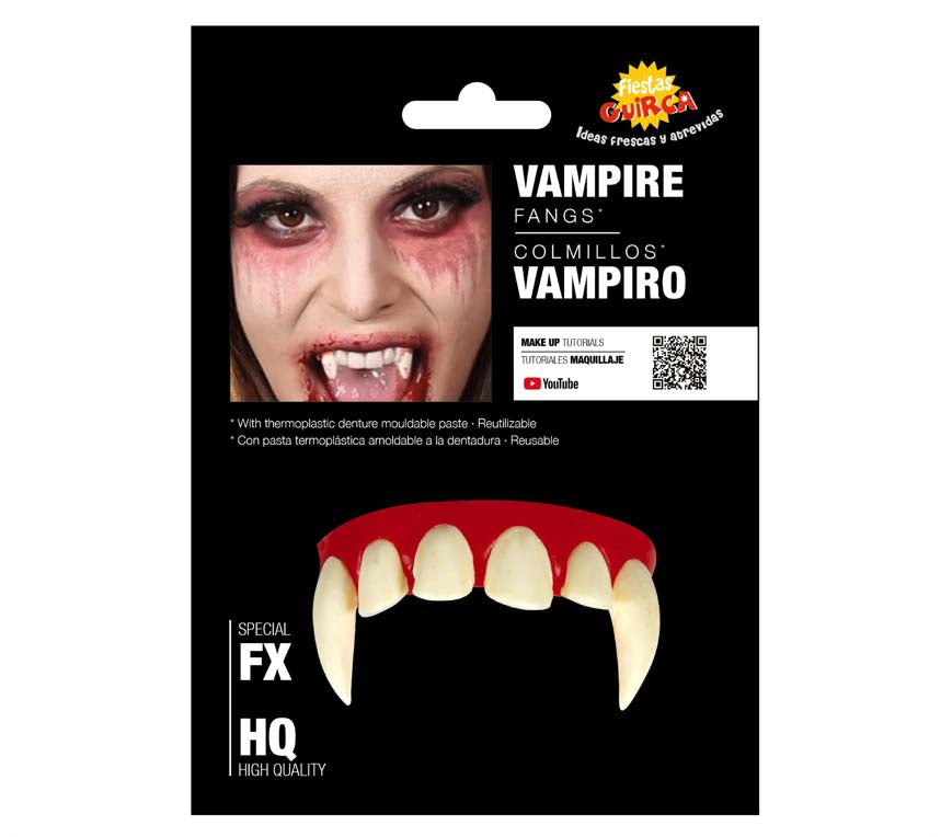 Vampire Teeth with Thermoplastic Paste