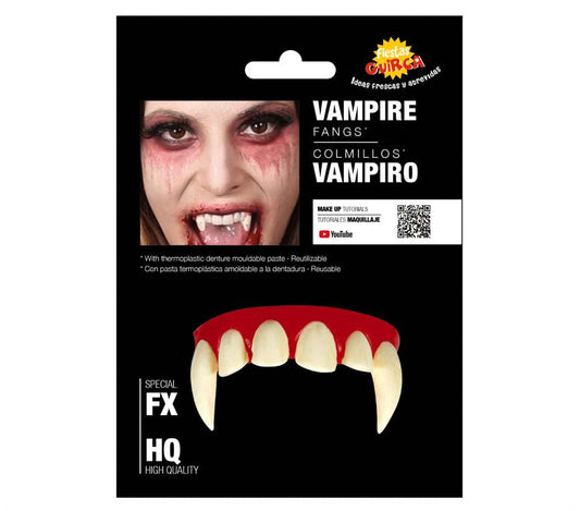 Vampire Teeth with Thermoplastic Paste