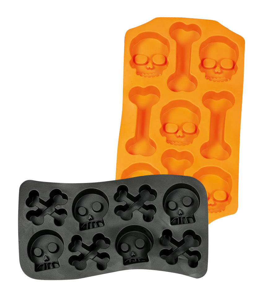 Flexible Halloween Mould 12cm x 22cm. Available in an assortment of 2 Halloween Designs