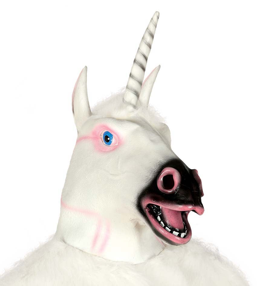 Overhead Latex Unicorn Mask
