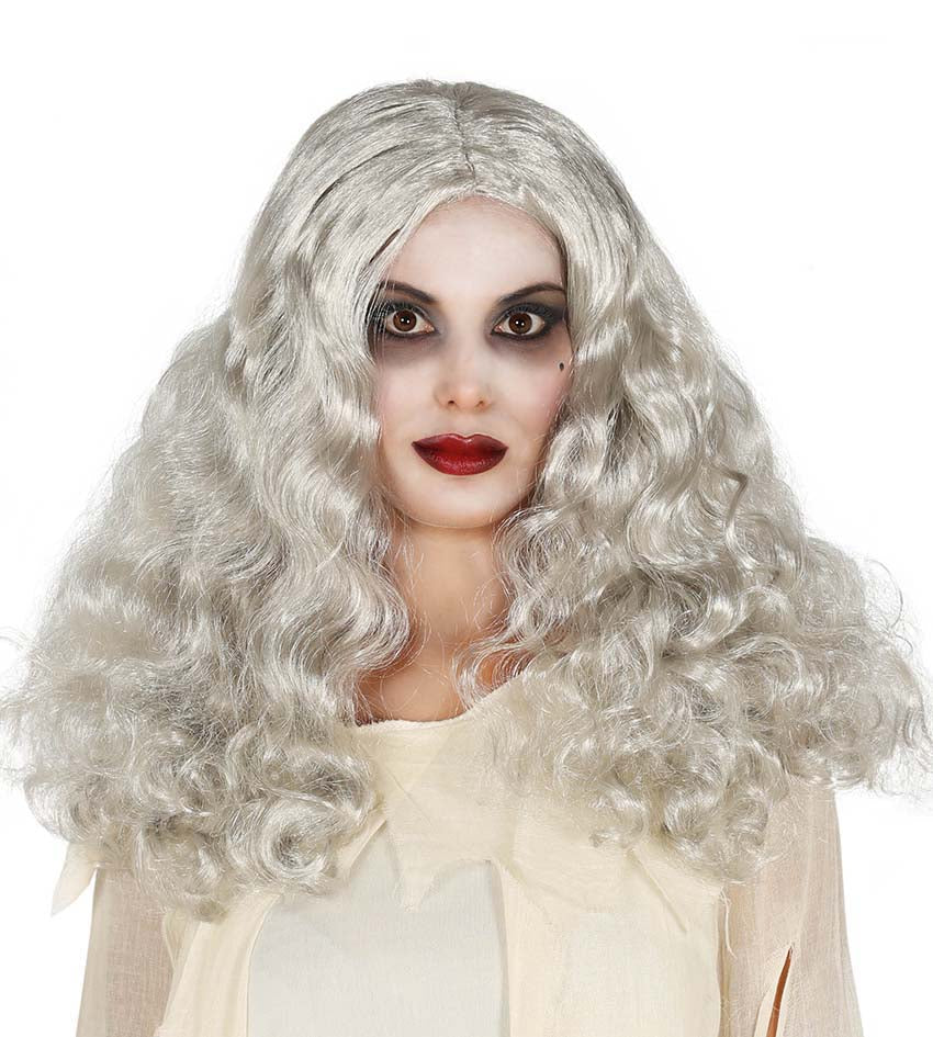 Silver Curly Wig