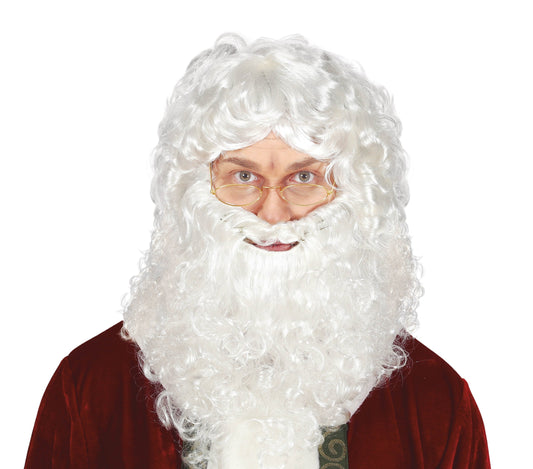 Curly Santa Wig with Beard
