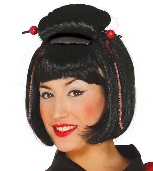 Black Japanese Lady Wig