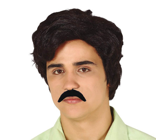 Drug Dealer Wig with Moustache