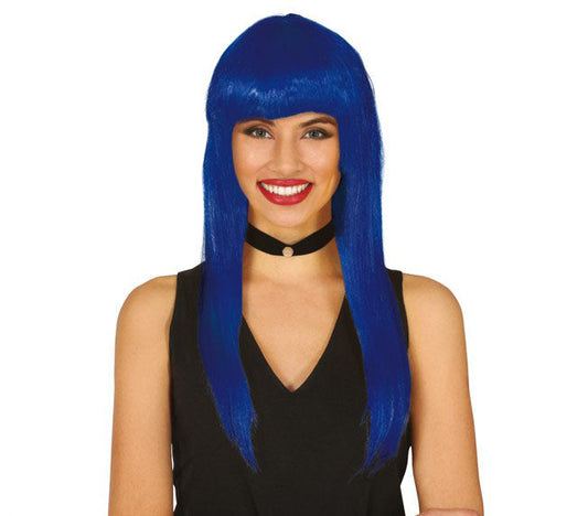 Long Blue Wig