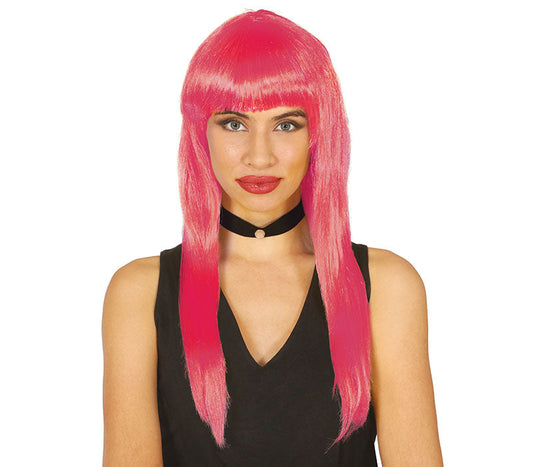 Long Pink Wig