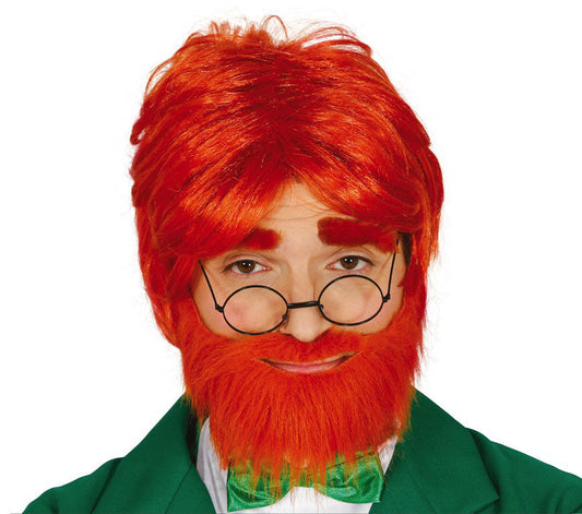 Redhead Wig and Beard