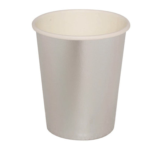 Silver Paper Cups, 8oz / 10cm