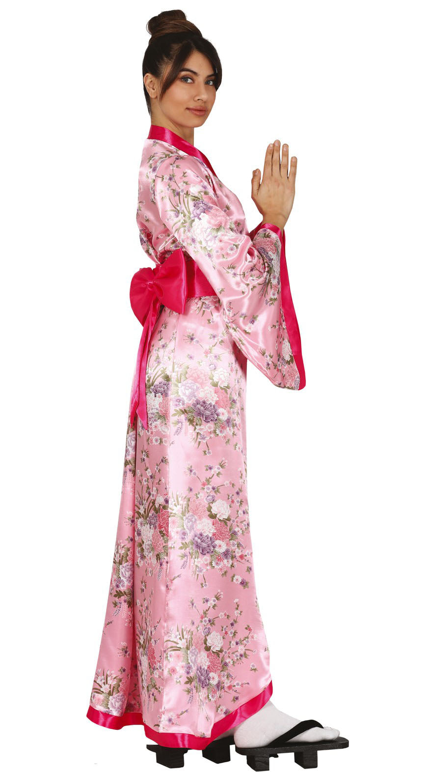 Adult Pink Kimono includes robe and belt