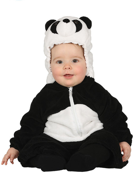 Baby Panda Costume includes jumpsuit with hood and tail