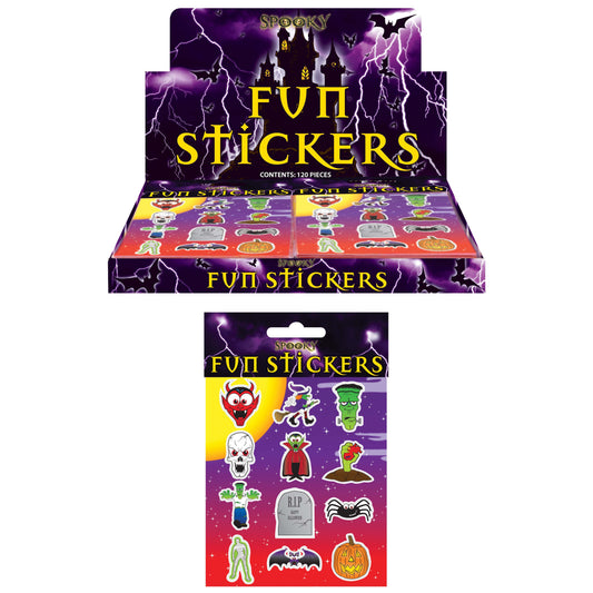 Halloween Stickers, Qty 120 sheets