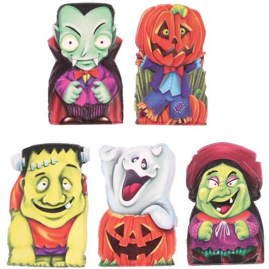 Halloween Finger Puppet. 3cm. Available in an assortment of 5 designs.