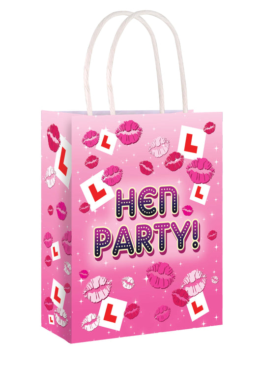 Hen Party Paper Bag with Handles 22cm x 18cm x 8cm