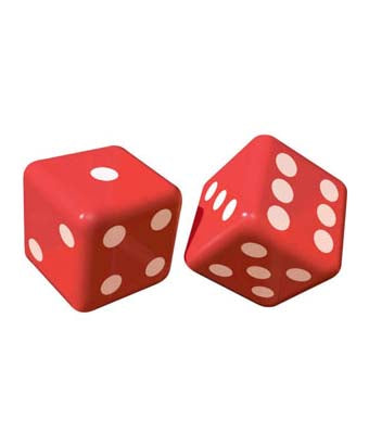 Inflatable Jumbo Dice, Pack of 2