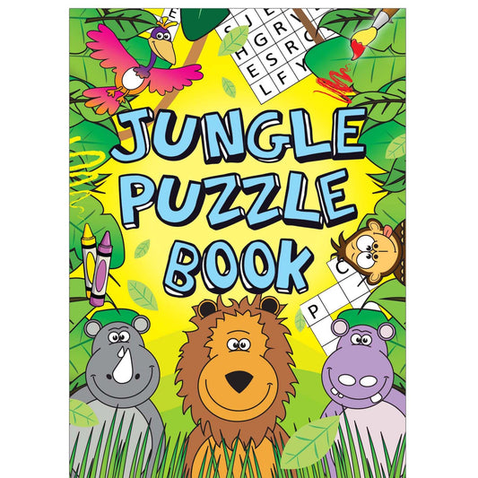 Jungle Puzzle Fun Books, Pack of 48