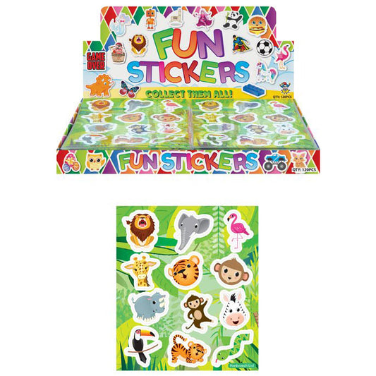 Jungle Stickers, Qty 120 sheets