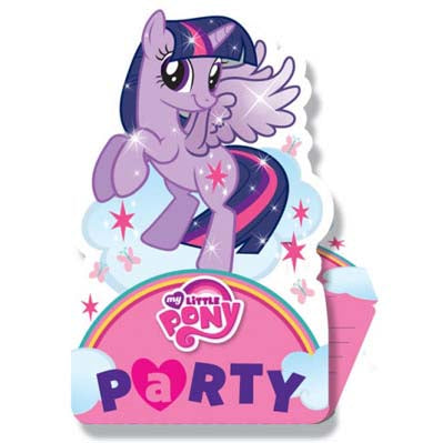 My Little Pony Invites, Pack of 8