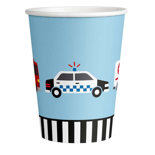 On the Road Paper Cups, Pack of 8