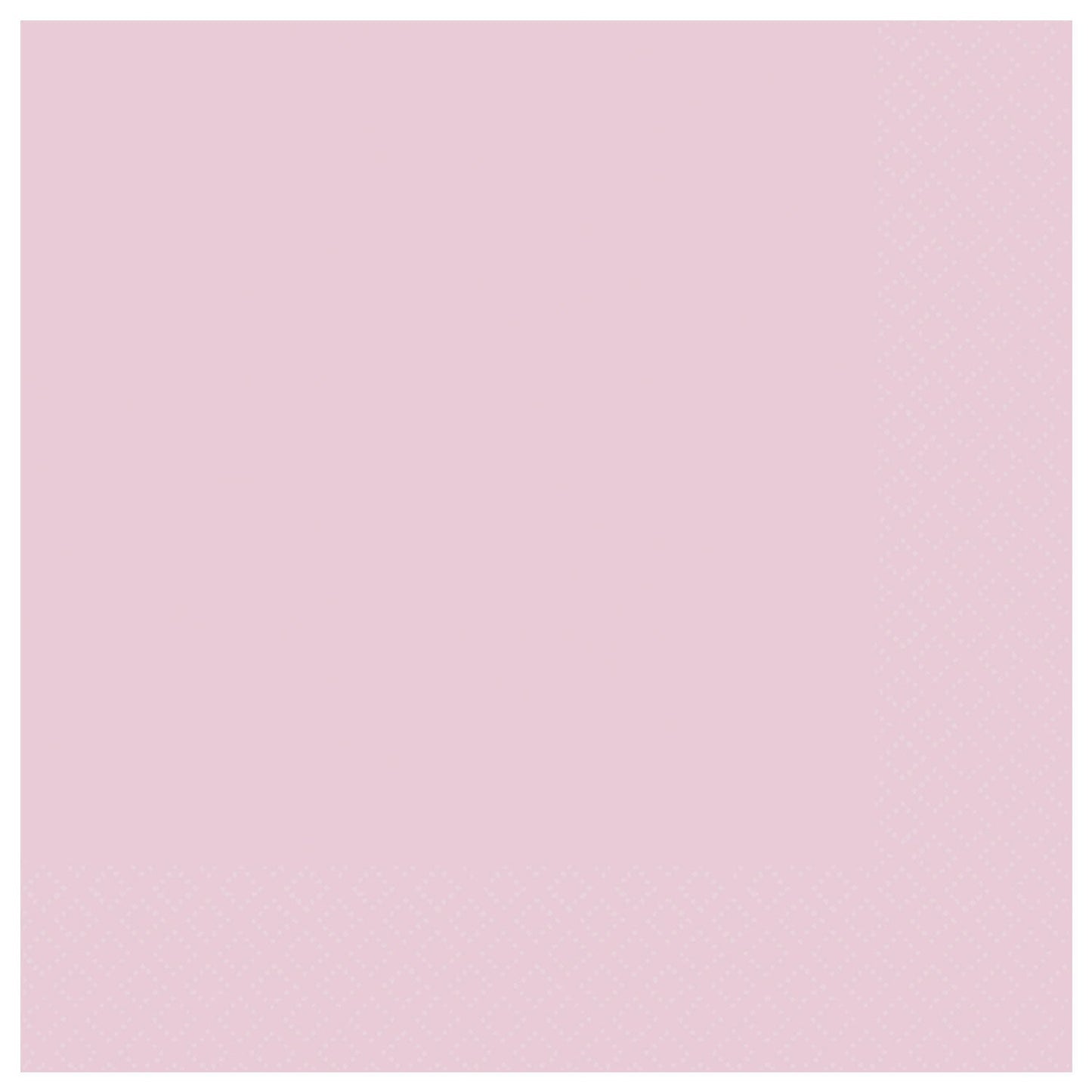Marshmallow Pink Lunch Napkins, Pack of 20
