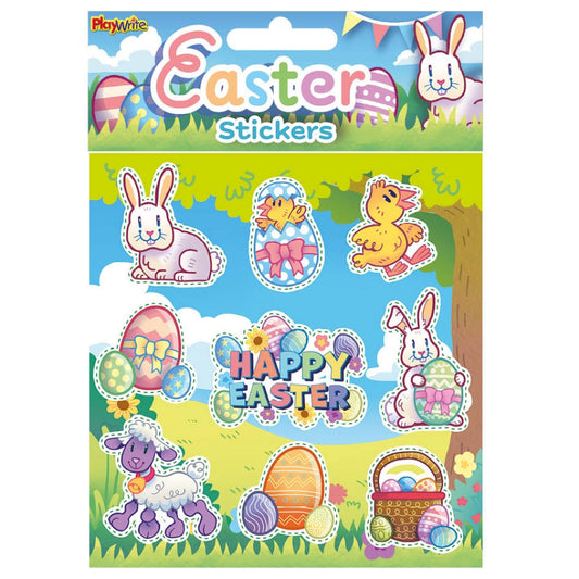 Easter Stickers on 12cm x 11cm Sheet.