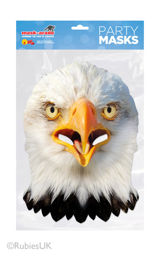 Eagle Card Mask. Character card mask comes with eye holes and elastic fastening.