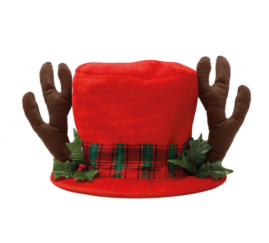 Red Reindeer Hat