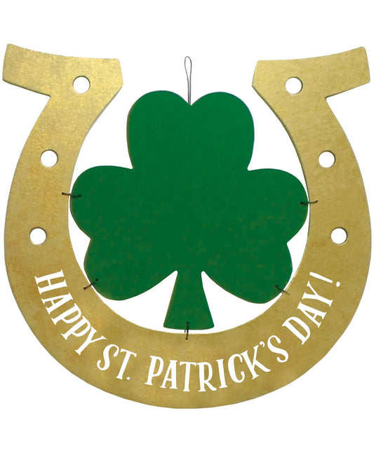 St. Patricks Day Horseshoe Sign