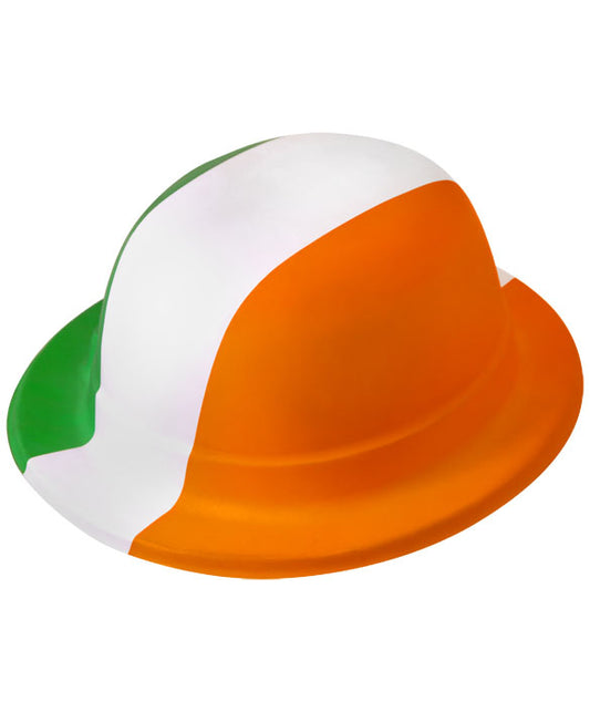 Plastic Ireland Bowler Hats, Pack of 12
